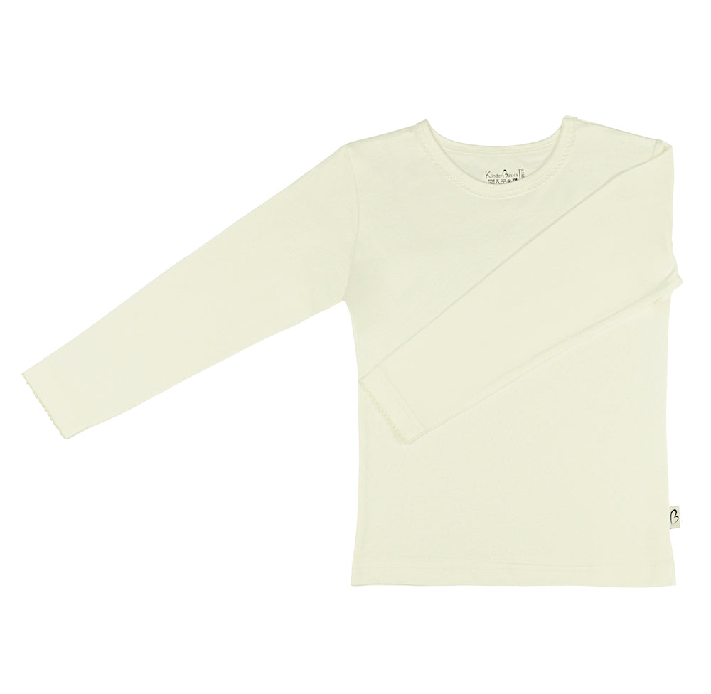 Longsleeve Meisjes Met Sierrand - KinderBasics