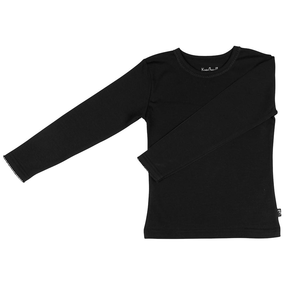 Longsleeve Meisjes Met Sierrand - KinderBasics