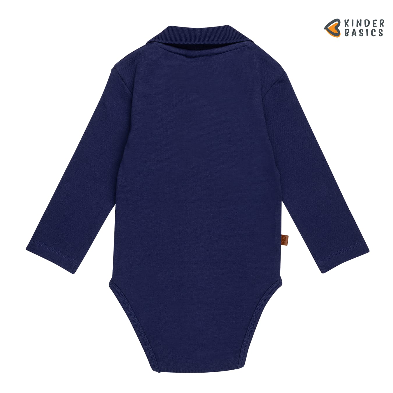 Polo Romper 1x1 Rib Baby