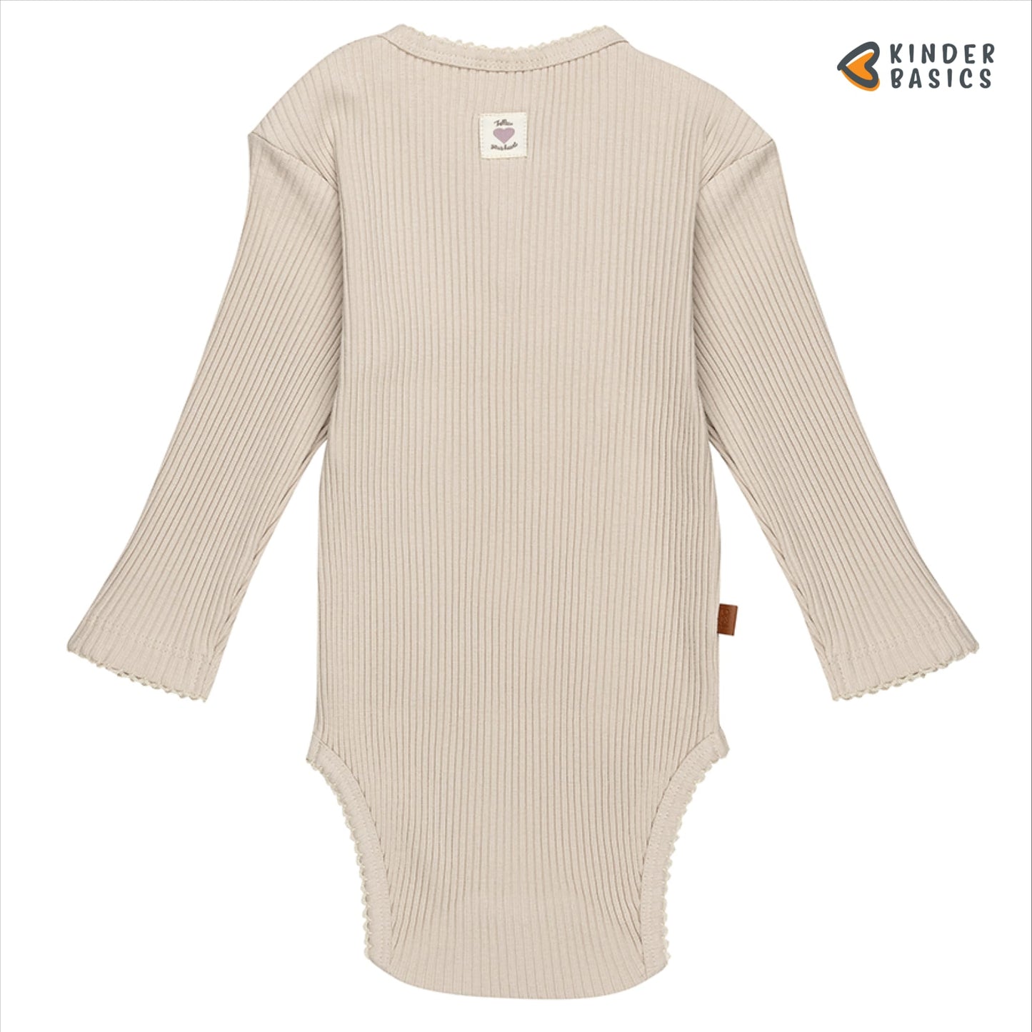 Follow Your Heart Baby Romper | Silver Gray