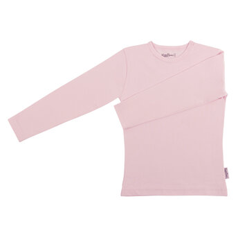 Longsleeve met sierrand Meisje KinderBasics-ROZE