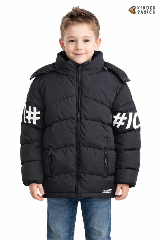 Zwarte winterjas Icon