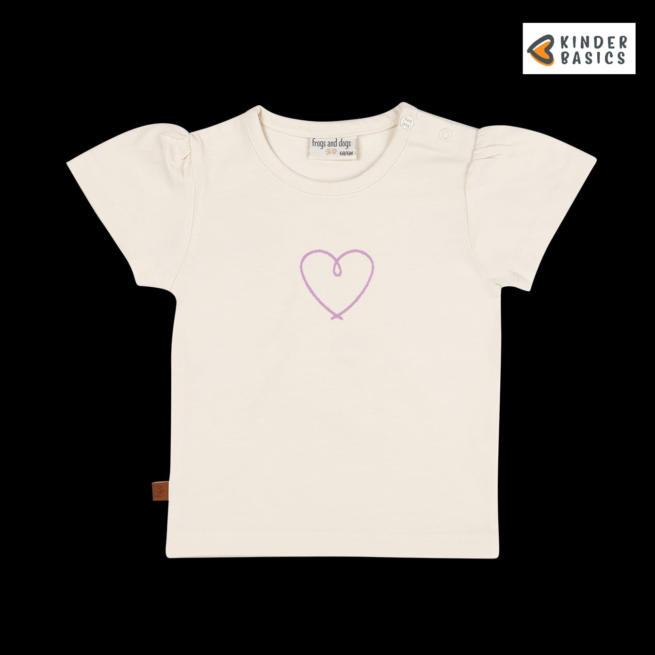 T-Shirt Heart | Egret