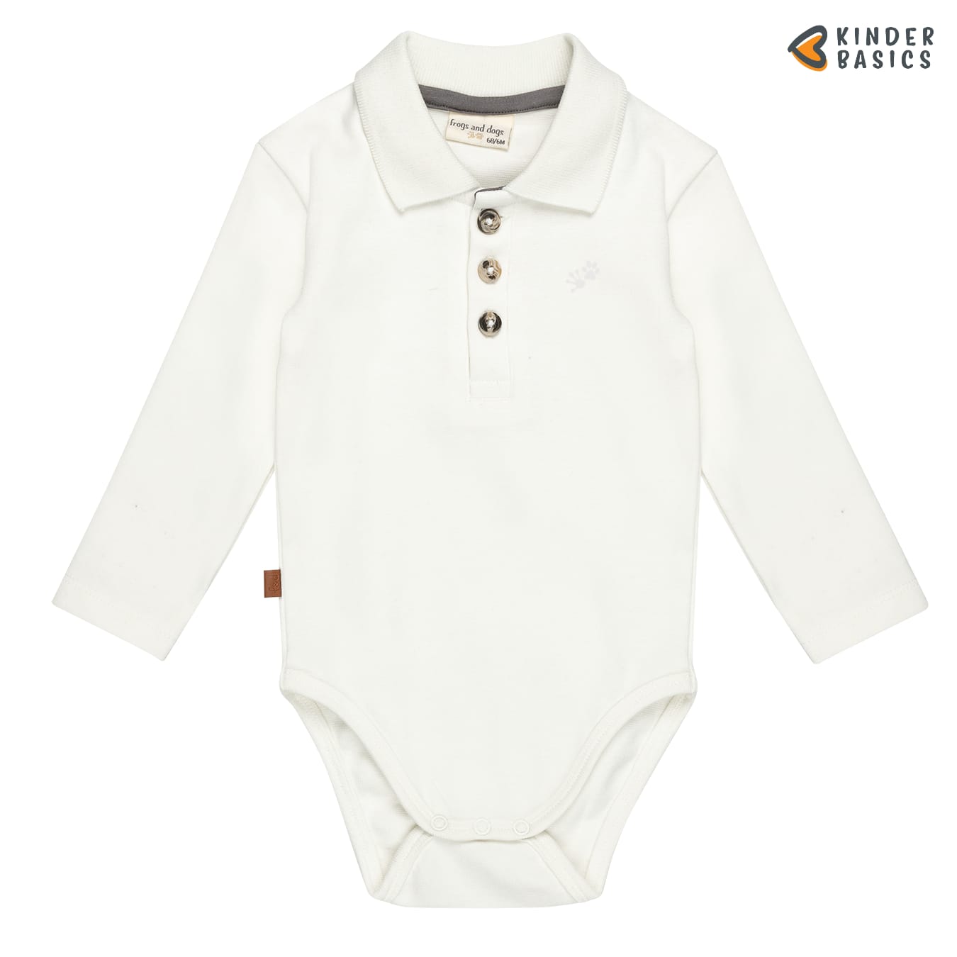 Polo Romper 1x1 Rib Baby