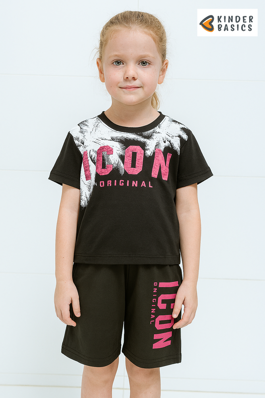 Zomerset Icon zwart/roze