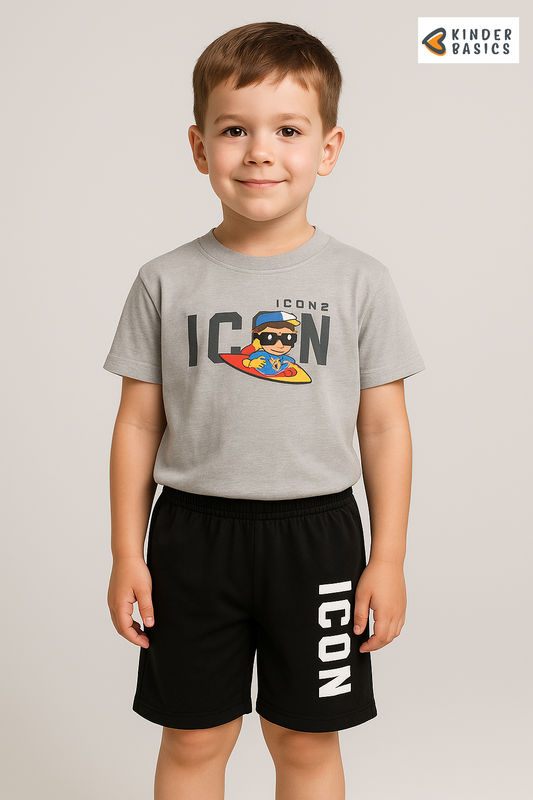 Zomerset icon grijs surfbord