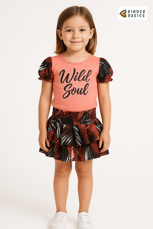 Leuke set shirt + rok